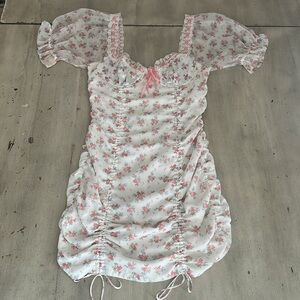 For love & lemons floral mini dress